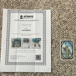 Authentic Tiffany & Co. New York Playing Card